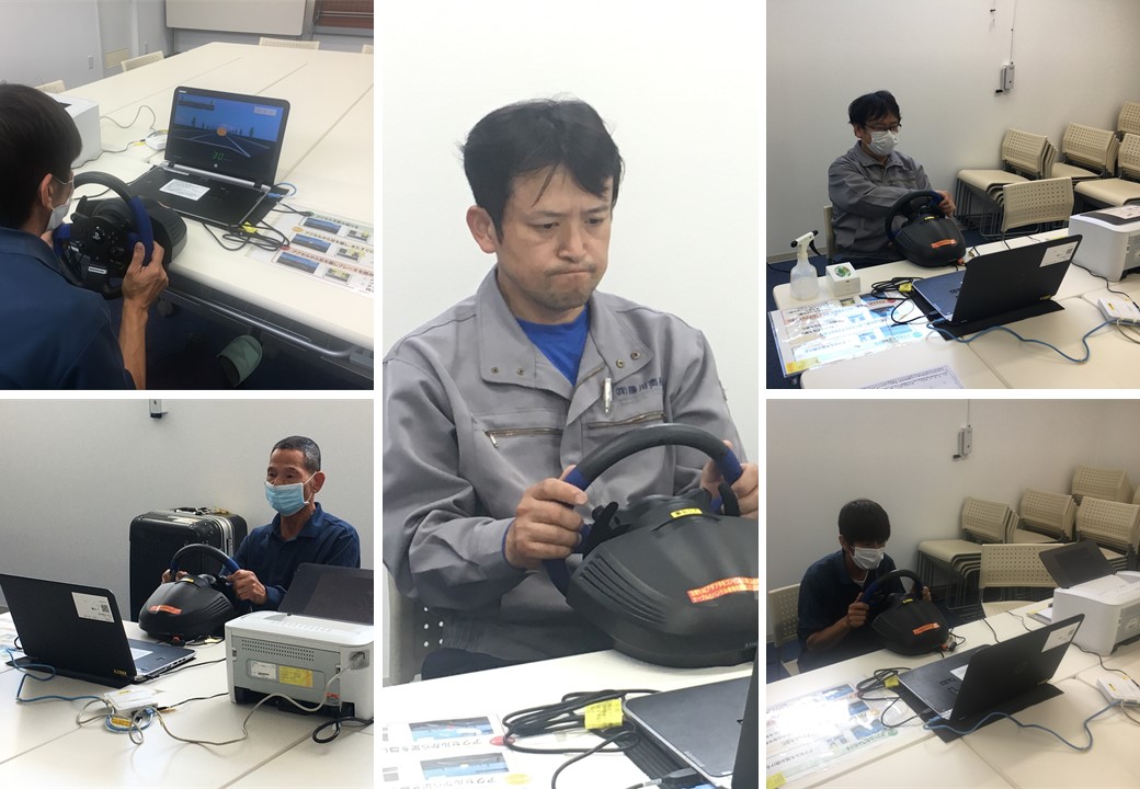 千葉県トラック協会様より「アクセスチェッカー」をお借りして、29名が一般診断を受診しました。